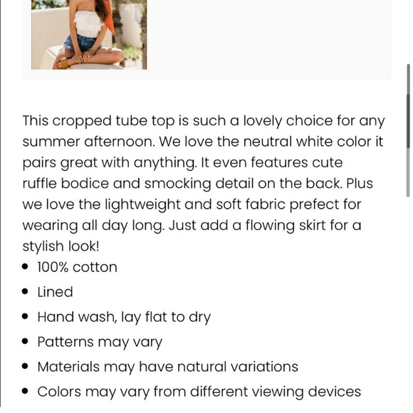 CAITLIN COVINGTON X PINK LILY Honolulu Ruffle Small - Picture 3 of 3